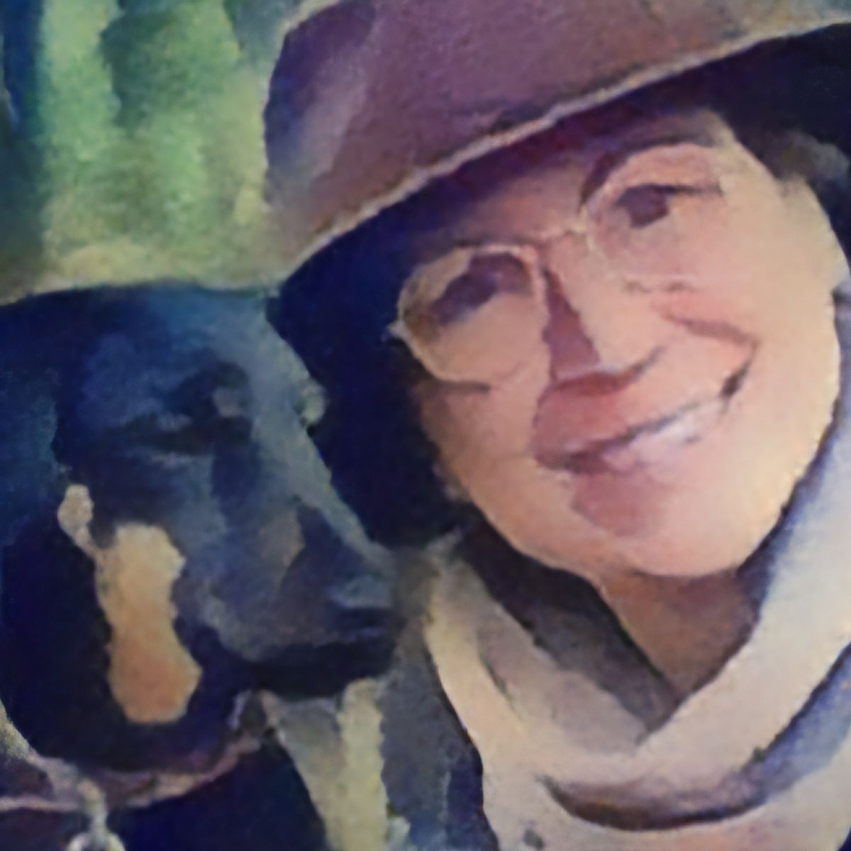 Ines Meyrose mit Jagdterrier Mona 2024 - Portrait